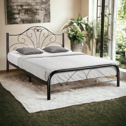 Princess Metal Bedframe – Queen Copper