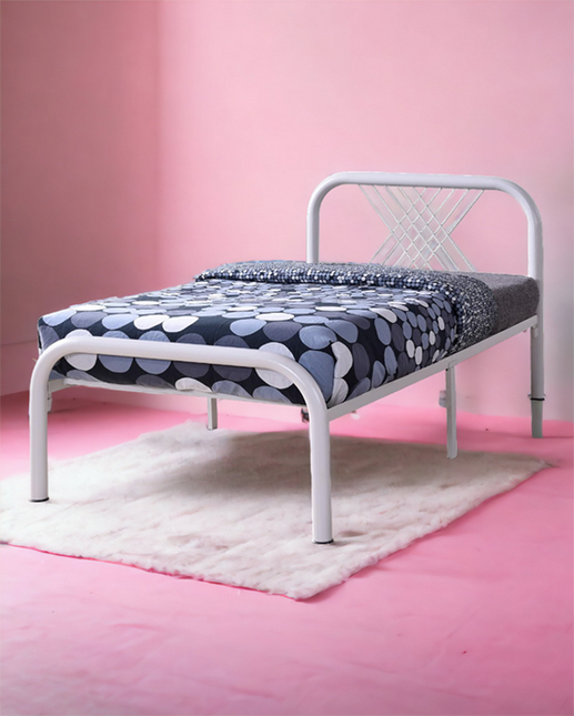 Stella Metal Bedframe – Single white