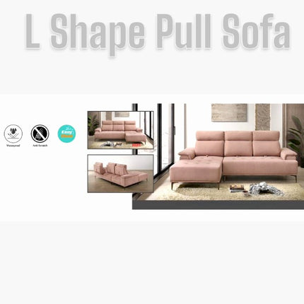 Festa L Shape Sofa – Pet Friendly Fabric
