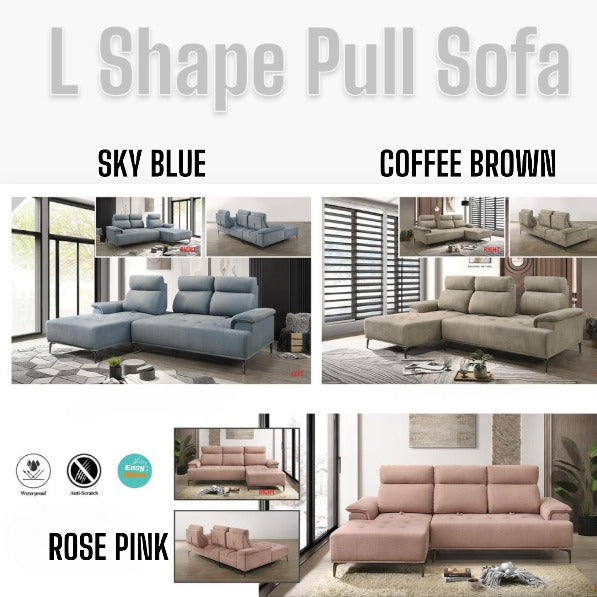 Festa L Shape Sofa – Pet Friendly Fabric