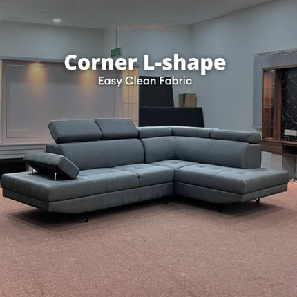 Abiz Corner Fabric Sofa
