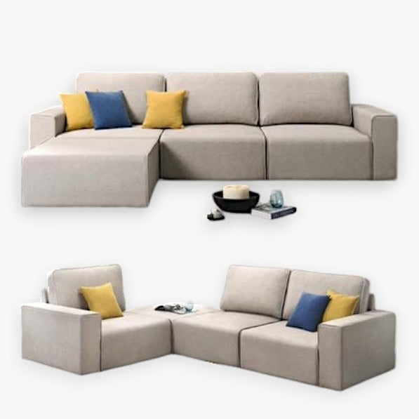 Carniva 3 Seater + Stool sofa