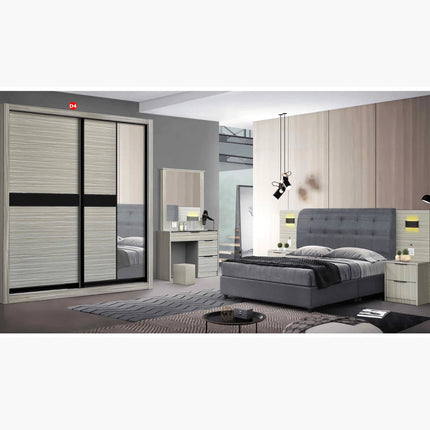 Abika Bedroom Set with Mattress – 4