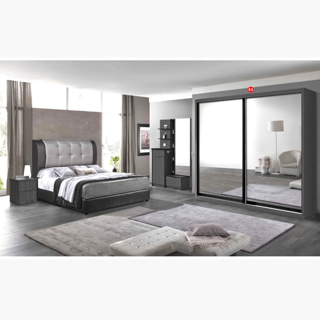 Abika Bedroom Set with Mattress – 3