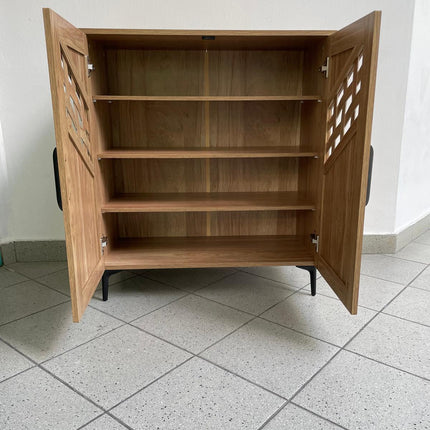Lattice Shoe Cabinet