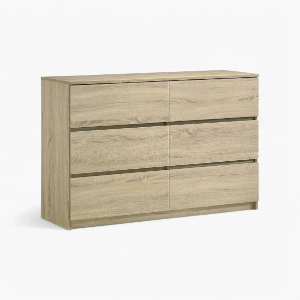 Dew Chest of drawer – Sonoma Oak – 6 Drawer
