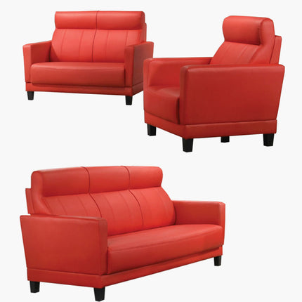 Asha Faux Leather Sofa