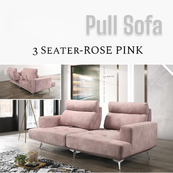 Eholi 3 Seater Push Back Sofa – Pet Friendly Fabric