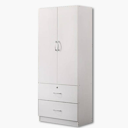 Abenda Open Door Wardrobe White colour