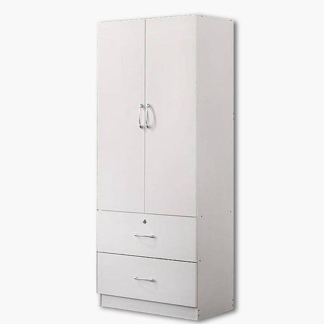 Abenda Open Door Wardrobe White colour