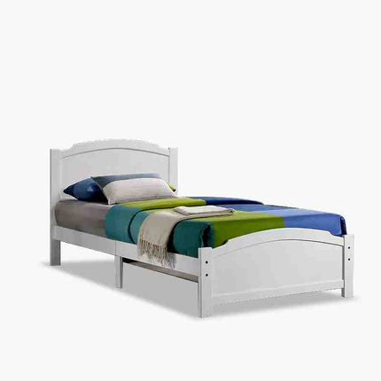 Zabuza Wooden Bed – White