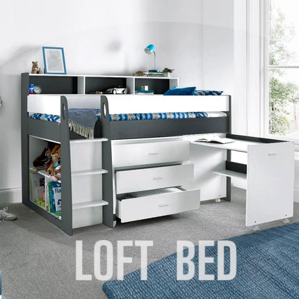 JIM Loft bed with Study desk
