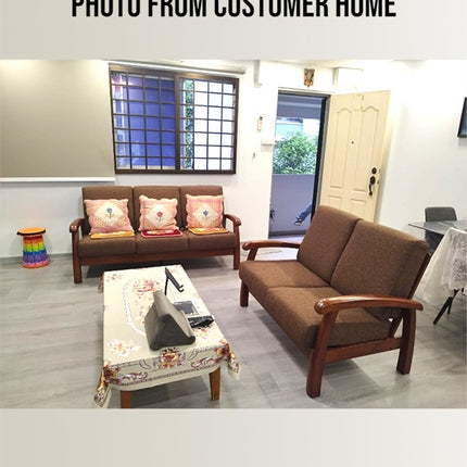 Aura Wooden Sofa Set