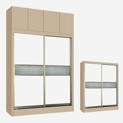 Densa Solid Plywood Sliding Wardrobe-Oak