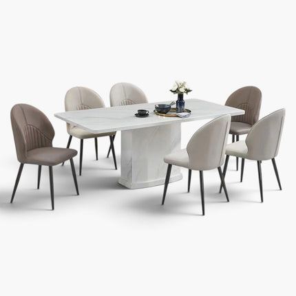 Malan Marble Dining Set