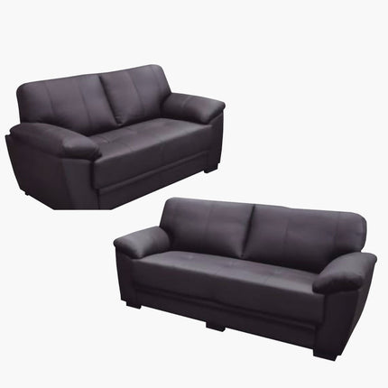 Araya Half Leather Sofa Set