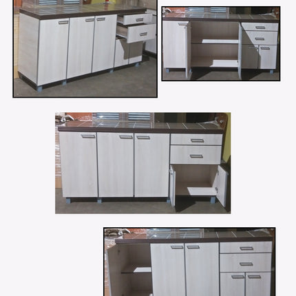 Alanta Kitchen Cabinet 6 FT - WG