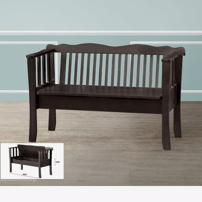 Misha Wooden Storage Bench - 1
