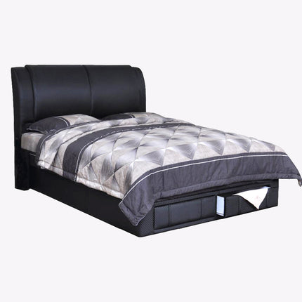 Batty Faux Leather Drawer Bedframe