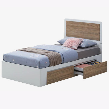 Alina Drawer Wooden Bed