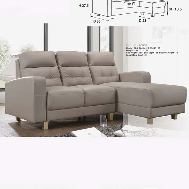 Aroma L-Shape Sofa