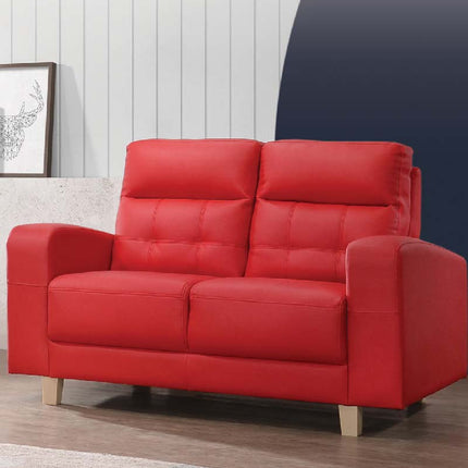 Abaka Faux Leather Sofa
