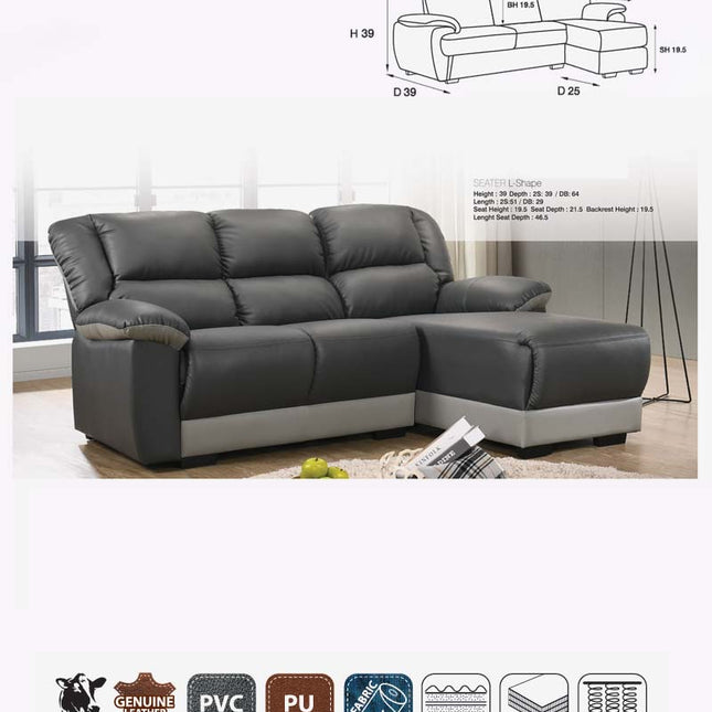 Anosa L-Shape Sofa