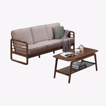 Haruto Wooden Sofa Set