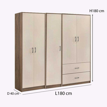 Nirvaz Open Door Wardrobe