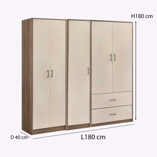 Nirvaz Open Door Wardrobe