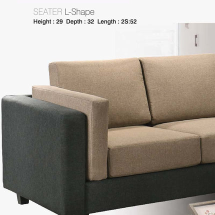 Izaac 4 Seater + Stool