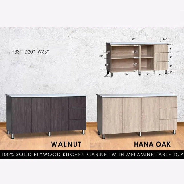 Jazna Kitchen Cabinet
