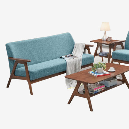 Saaho Wooden Sofa Set