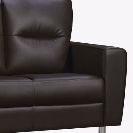 Dewey Faux Leather Sofa