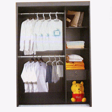 Kane Sliding Door Wardrobe – Walnut