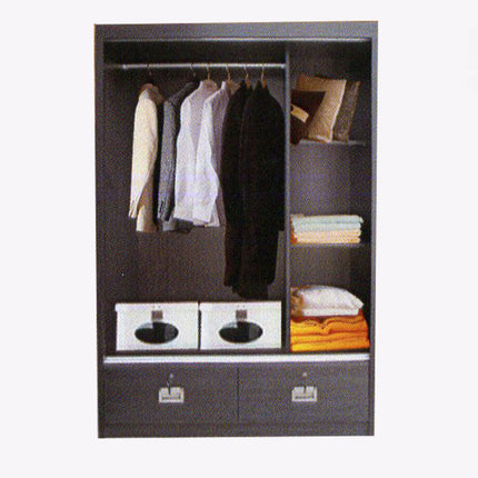 Zane Wardrobe – Walnut