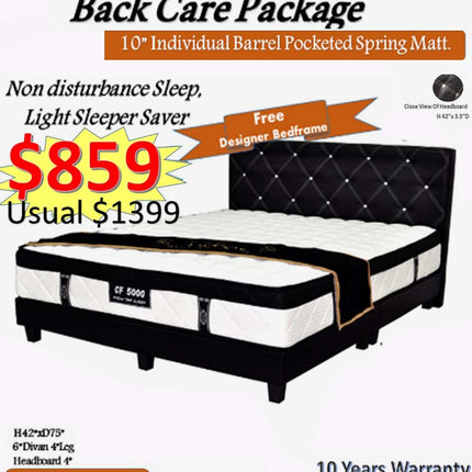 Back Care Bed Package