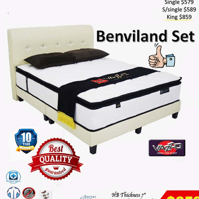 Benviland-Package pillow top cooling cotton