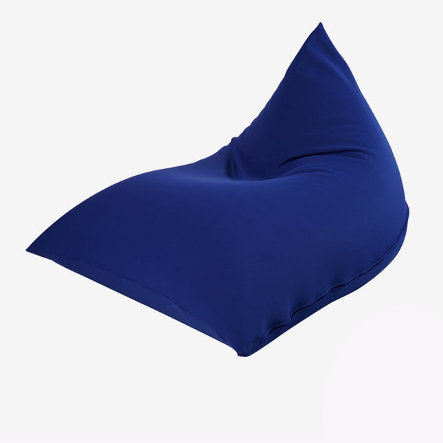 Tetzzz Spandex Lounger Bean Bag (Blue)