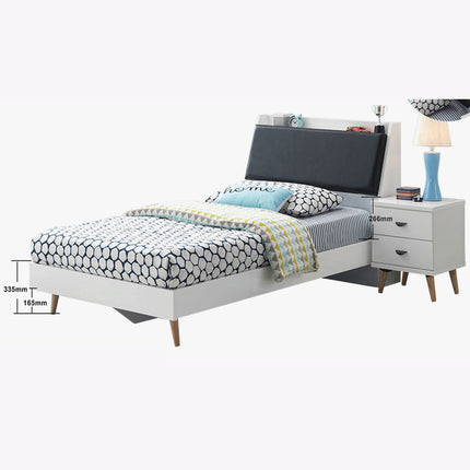 Alexis Wooden Bed