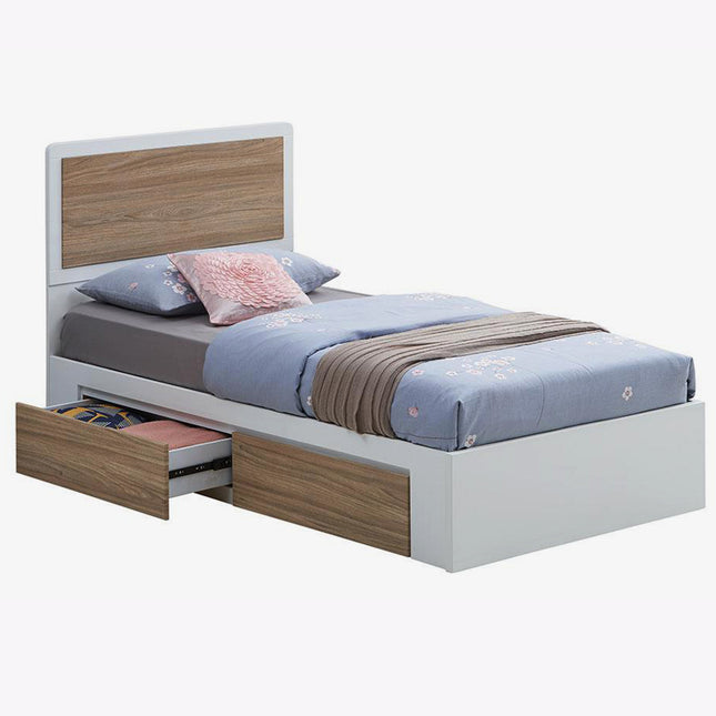 Alina Drawer Wooden Bed