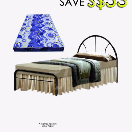 Money Value Offer Metal BED + Mattress Package