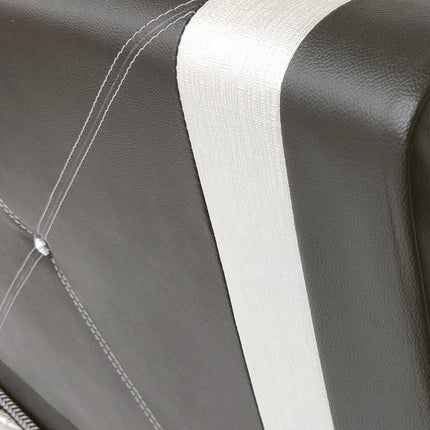 Rowen Faux Leather Bed