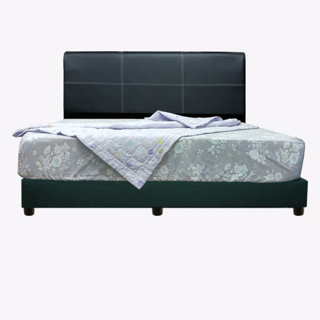 JOHNSON Faux Leather Bed Frame