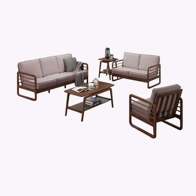 Haruto Wooden Sofa Set