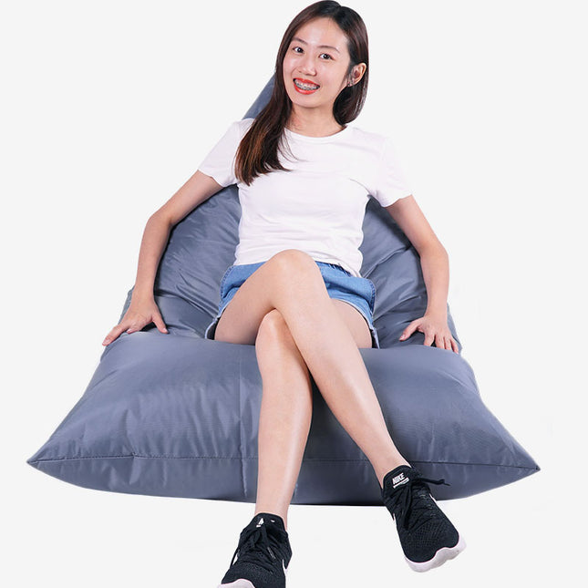 Tetra Lounger Bean Bag (Grey)
