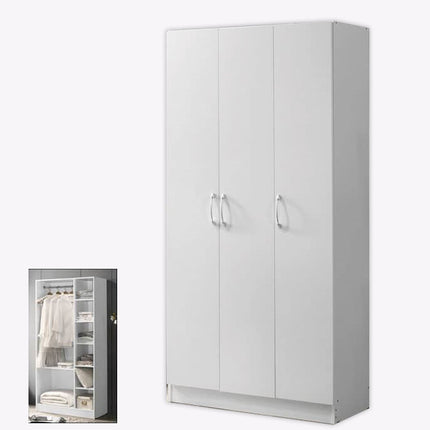 Adil 3 Door Wardrobe – White