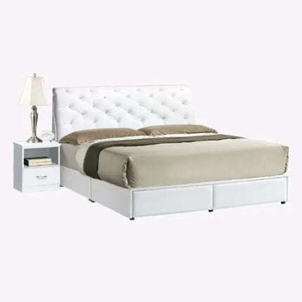 Aliya Drawer Bed Frame Queen Size