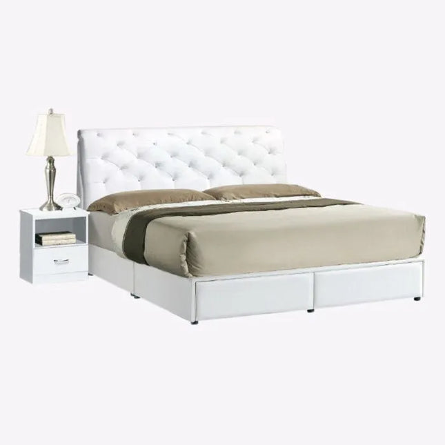 Aliya Drawer Bed Frame Queen Size