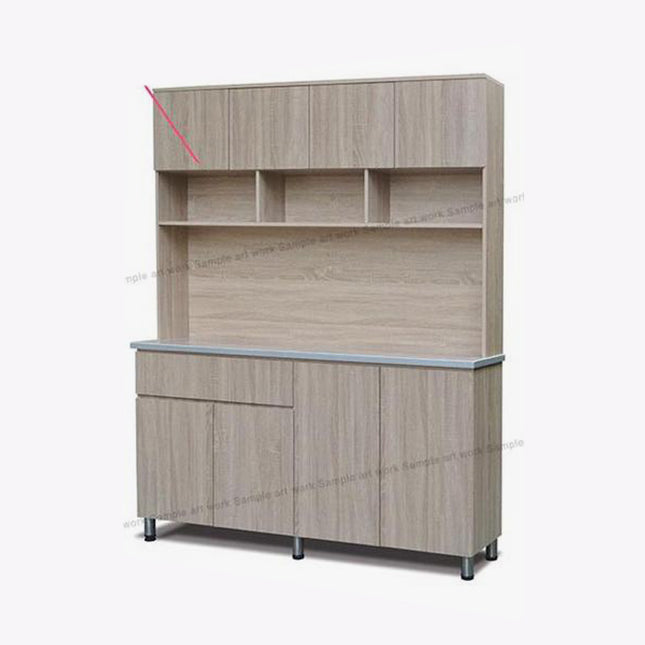 Hyland Solid Plywood Kitchen Cabinet with Top - OAK 5FT